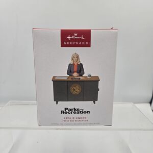 Hallmark Keepsake Magic Ornament Leslie Knope Parks & Recreation Brand New 2024